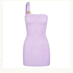 CLEONIE Pacific Mini Dress Lilac
